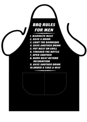BBQ Rules For Men Apron