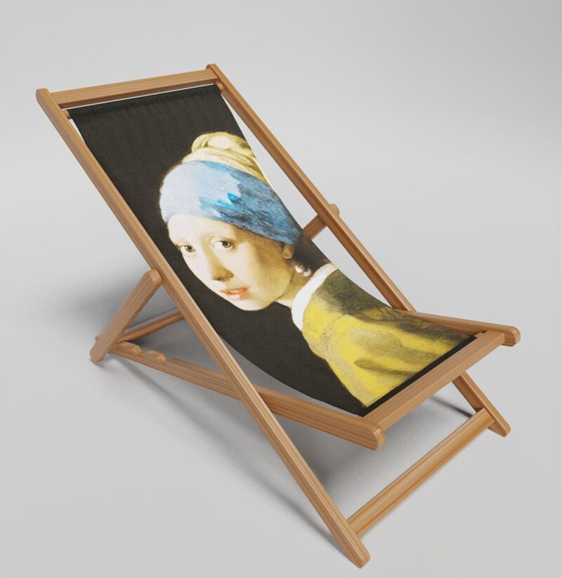 Girl With Pearl Earring deckchair