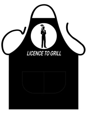 Licence to Grill James Bond Style Apron