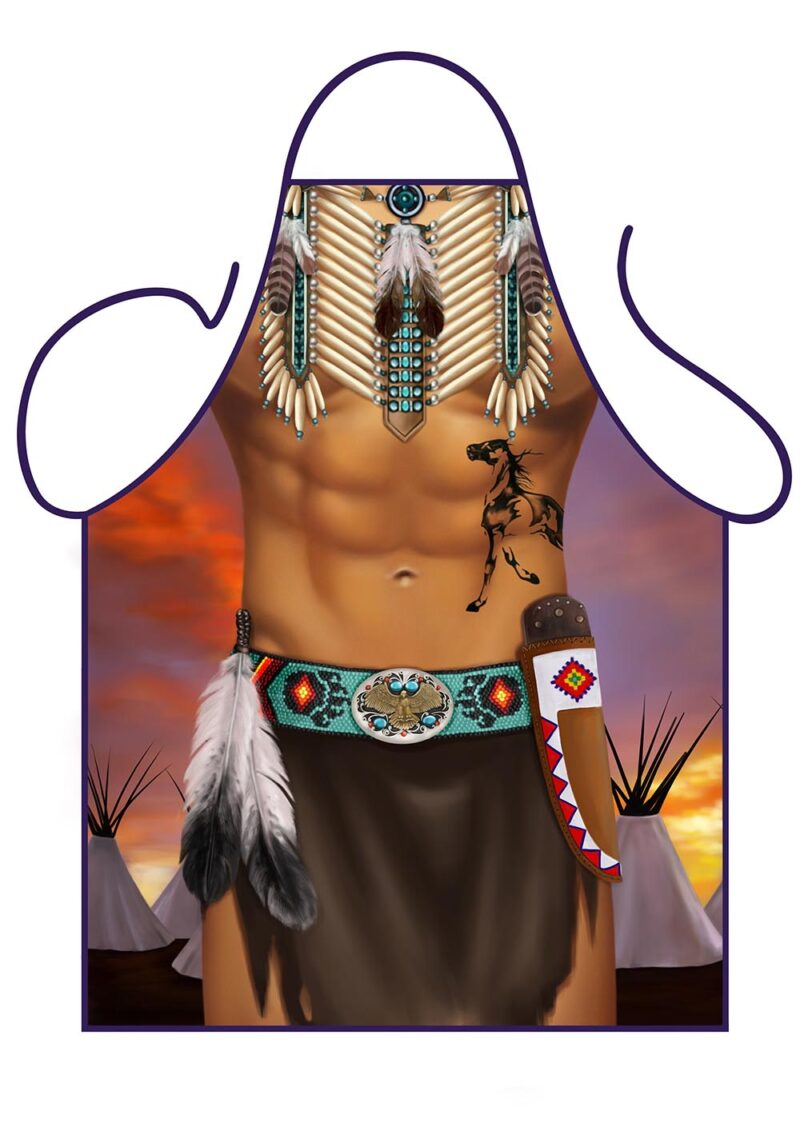 Native American Man Apron