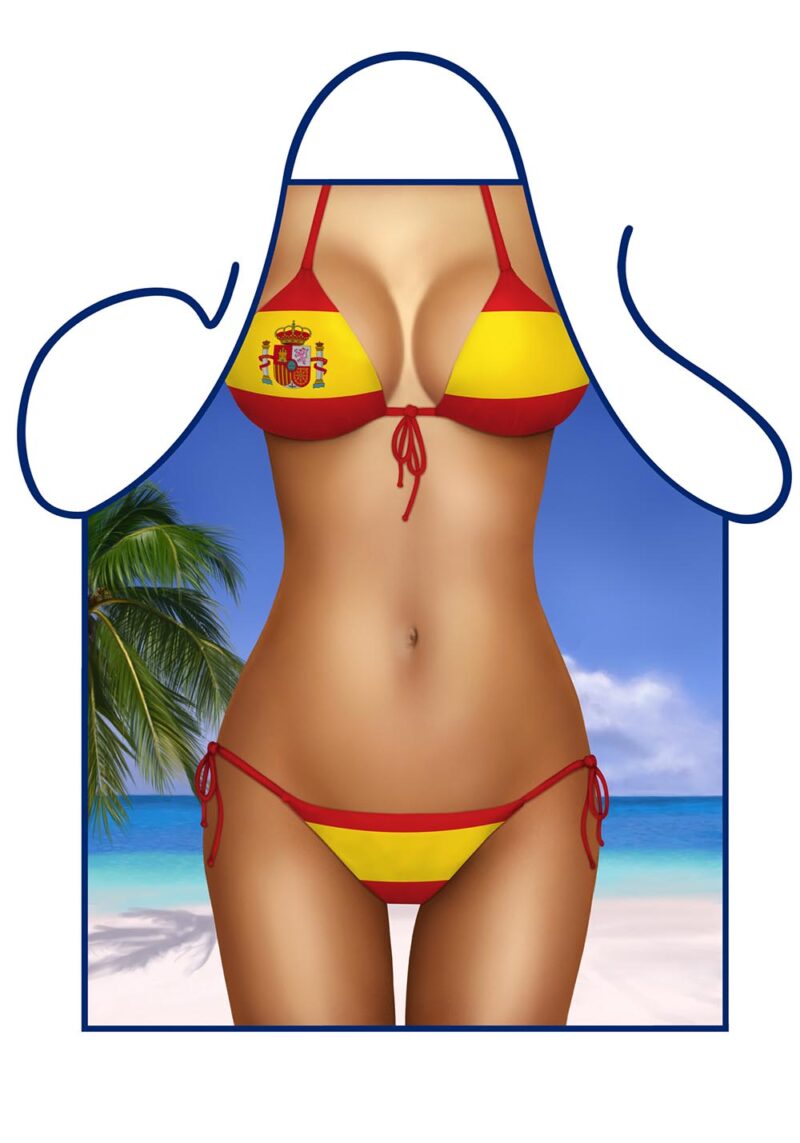 Spanish Flag Bikini Apron