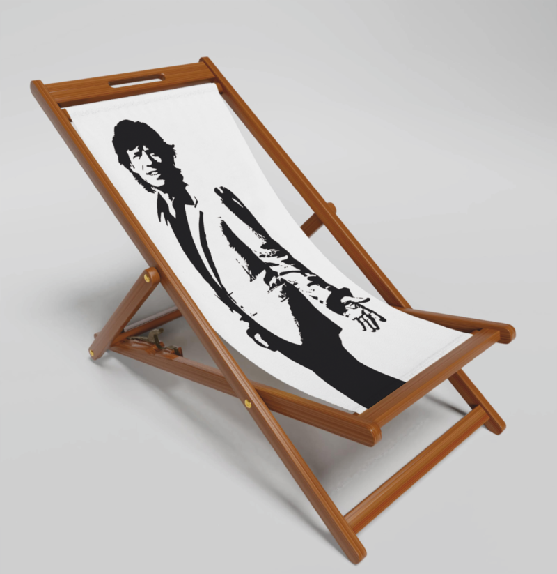 Mick Jagger Deck Chair